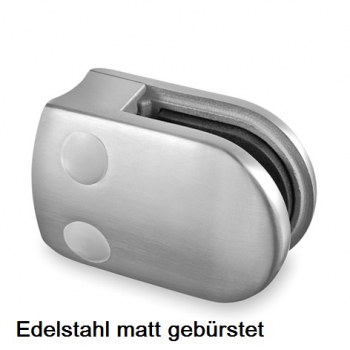 Modell 28 Glasklemme Edelstahl für Rohre Ø 38,1 bis 42,4 mm